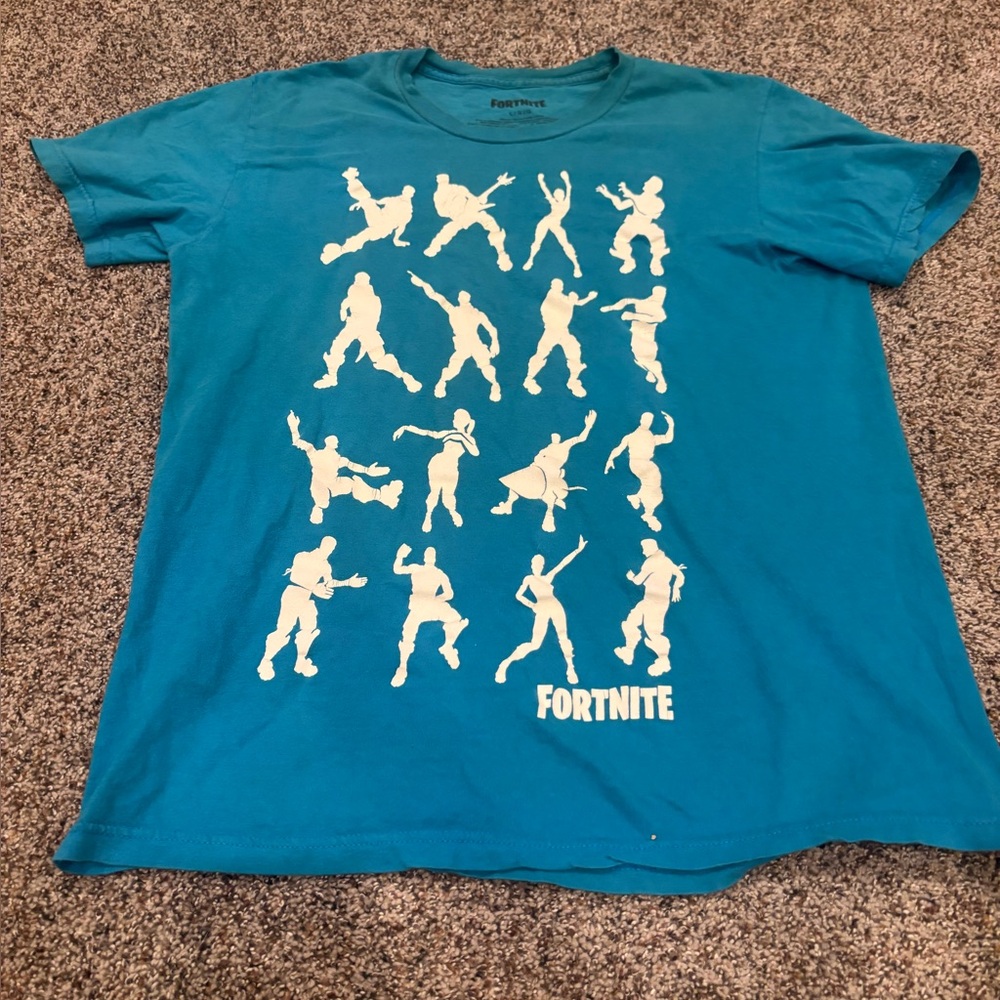 Fortnite large Blue Graphic T-Shirt